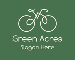 Green Bicycle Bike logo design