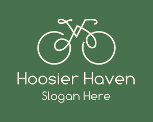 Green Bicycle Bike logo design