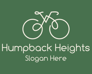 Green Bicycle Bike logo design