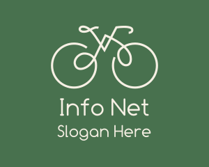 Green Bicycle Bike logo design