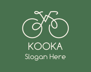 Green Bicycle Bike logo design