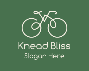 Green Bicycle Bike logo design