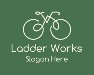 Green Bicycle Bike logo design