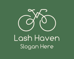 Green Bicycle Bike logo design