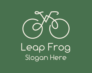 Green Bicycle Bike logo design