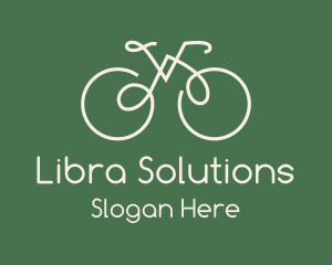 Green Bicycle Bike logo design