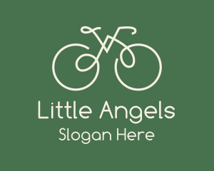 Green Bicycle Bike logo design