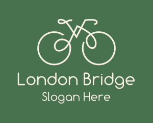 Green Bicycle Bike logo design