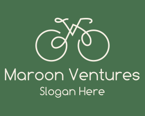 Green Bicycle Bike logo design