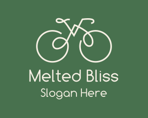 Green Bicycle Bike logo design