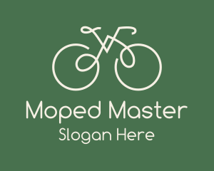 Green Bicycle Bike logo design