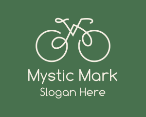 Green Bicycle Bike logo design