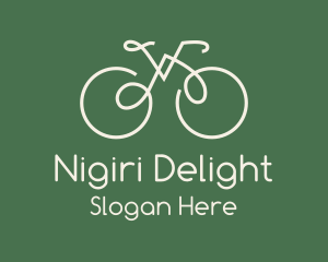 Green Bicycle Bike logo design