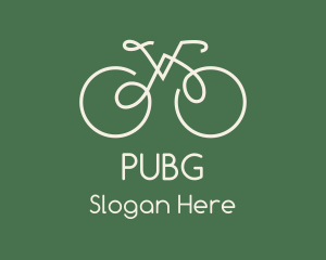 Green Bicycle Bike logo design