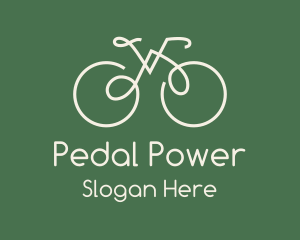 Green Bicycle Bike logo design