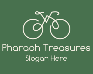 Green Bicycle Bike logo design