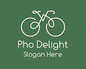 Green Bicycle Bike logo design