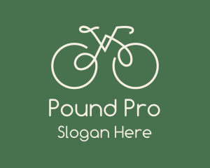 Green Bicycle Bike logo design