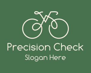 Green Bicycle Bike logo design