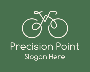 Green Bicycle Bike logo design