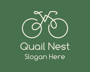 Green Bicycle Bike logo design