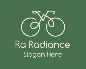 Green Bicycle Bike logo design