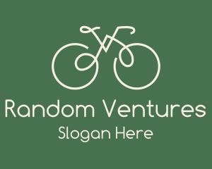 Green Bicycle Bike logo design