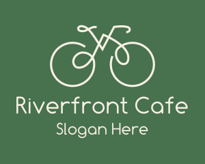 Green Bicycle Bike logo design