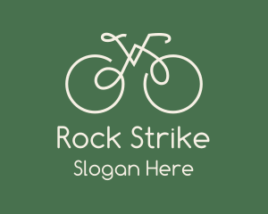 Green Bicycle Bike logo design