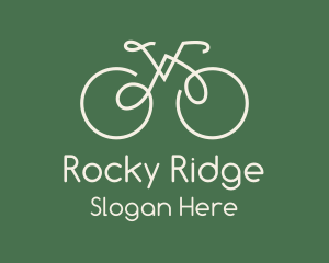 Green Bicycle Bike logo design