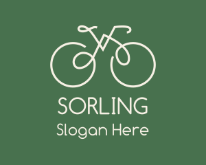 Green Bicycle Bike logo design