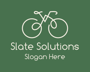 Green Bicycle Bike logo design