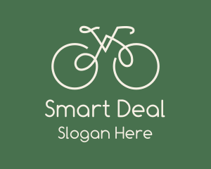 Green Bicycle Bike logo design