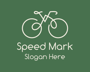 Green Bicycle Bike logo design