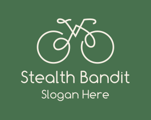 Green Bicycle Bike logo design