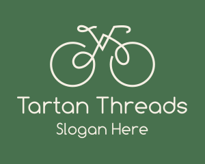 Green Bicycle Bike logo design