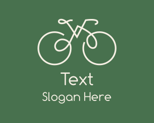 Green Bicycle Bike logo design