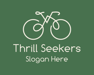 Green Bicycle Bike logo design