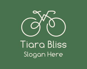 Green Bicycle Bike logo design