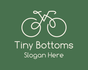 Green Bicycle Bike logo design