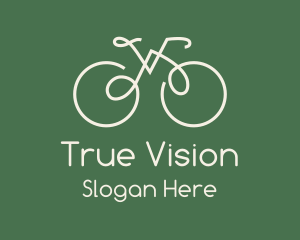 Green Bicycle Bike logo design