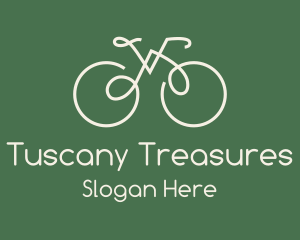 Green Bicycle Bike logo design