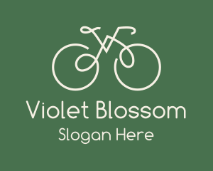 Green Bicycle Bike logo design