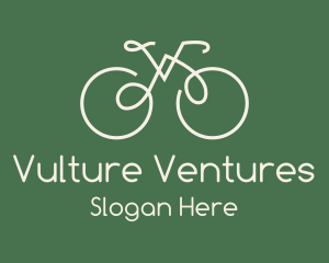 Green Bicycle Bike logo design