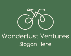 Green Bicycle Bike logo design