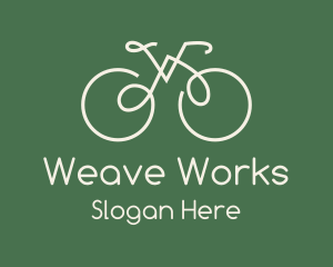 Green Bicycle Bike logo design