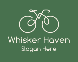 Green Bicycle Bike logo design