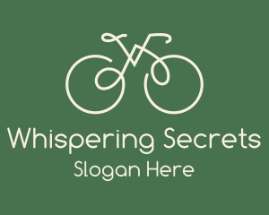 Green Bicycle Bike logo design