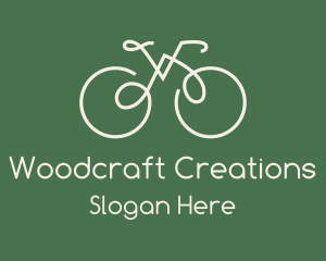 Green Bicycle Bike logo design