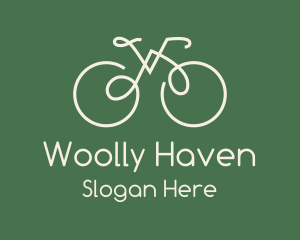 Green Bicycle Bike logo design